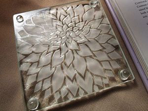 2010 Flora Expo-Stone Lotus Coasters