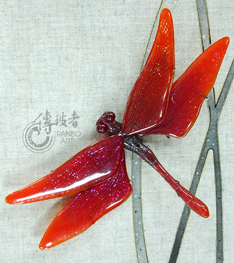 2014年臺灣工藝競賽「傳統工藝組」入選作品：點水蜻蜓