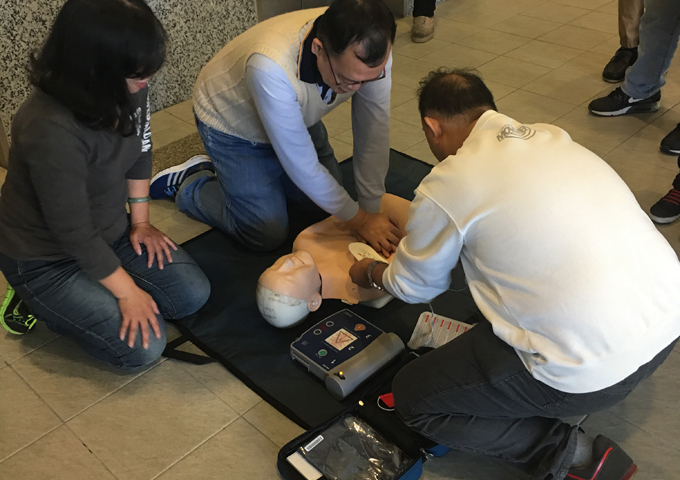 107年7月14日急救AED+CPR訓練課程