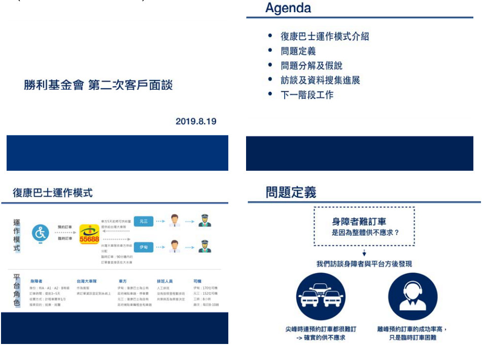 復康巴士系統優化與服務品質提昇推動-勸募計畫執行成果報告